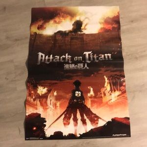 Attack on Titan Fire Poster